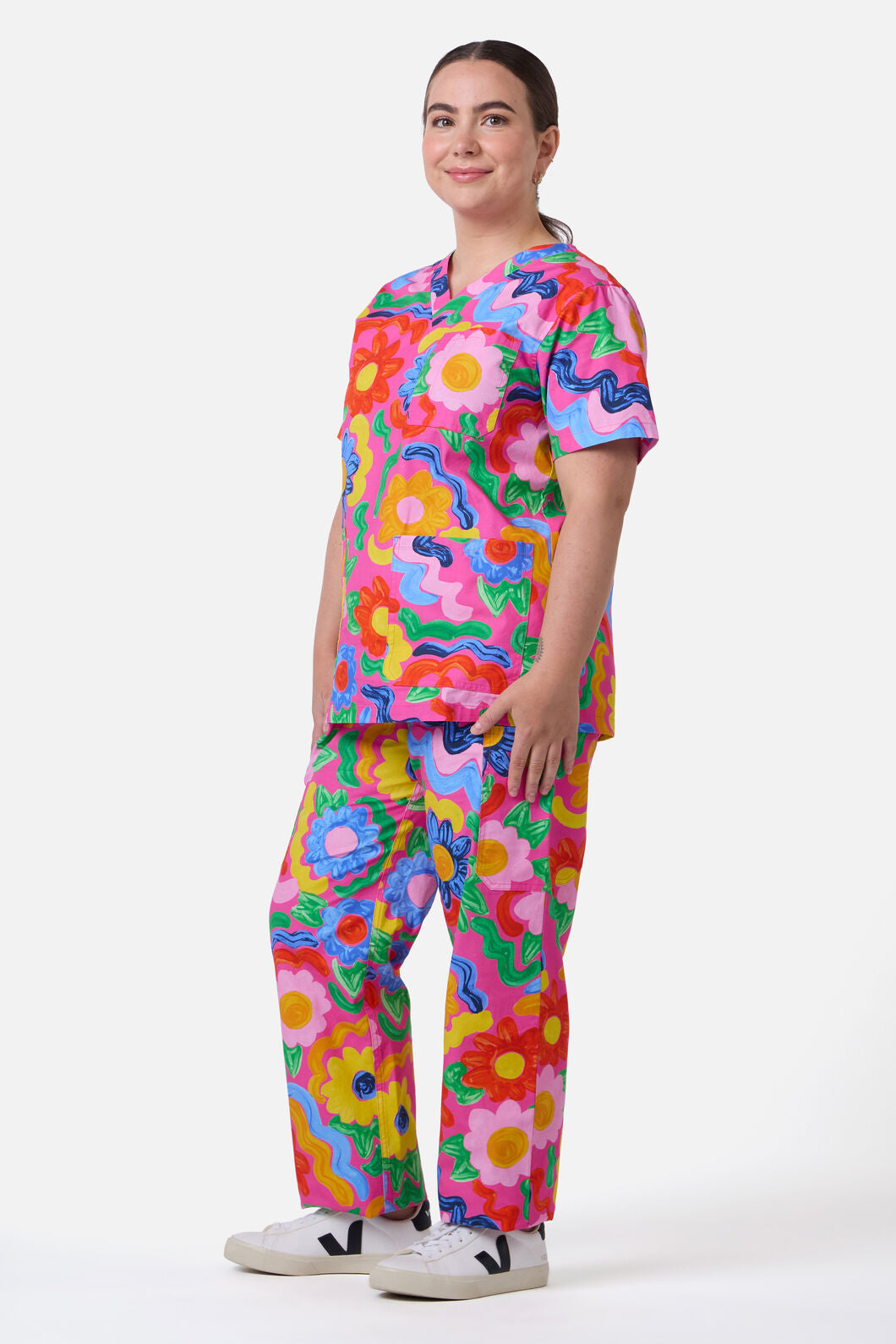 Gorman - Ribbon Floral Scrub Set - multi