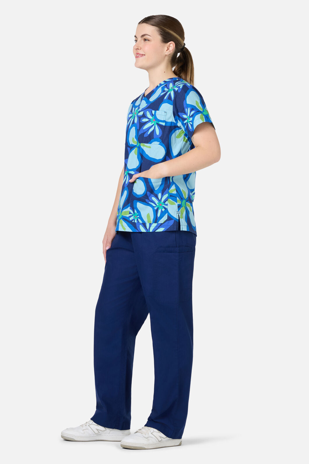 Gorman - Florita Top & Pant Scrub Set - navy
