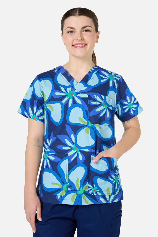Gorman - Florita Top & Pant Scrub Set - navy