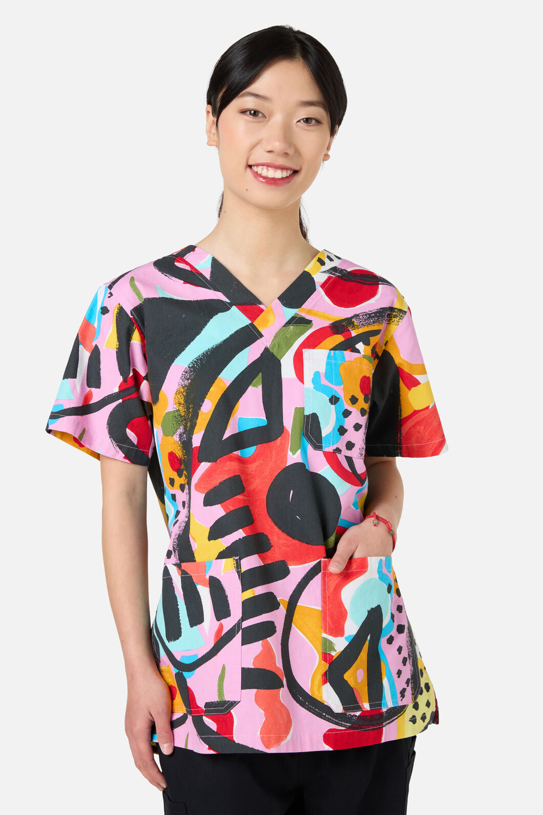 Gorman - Licorice Top & Pant Scrub Set - multi