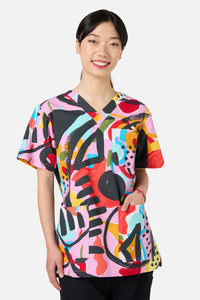 Gorman - Licorice Top & Pant Scrub Set - multi