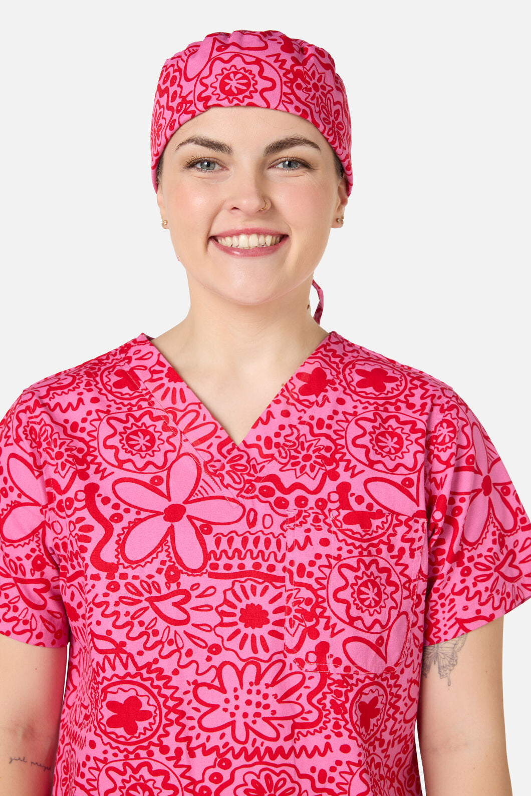 Gorman - Pink Daisy Mae Scrub Hat - pink