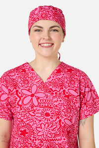 Gorman - Pink Daisy Mae Scrub Hat - pink