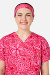 Gorman - Pink Daisy Mae Scrub Headband - pink