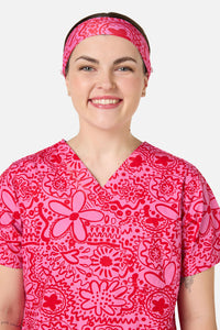Gorman - Pink Daisy Mae Scrub Headband - pink