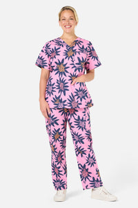 Gorman - Funflower scrub set - pink