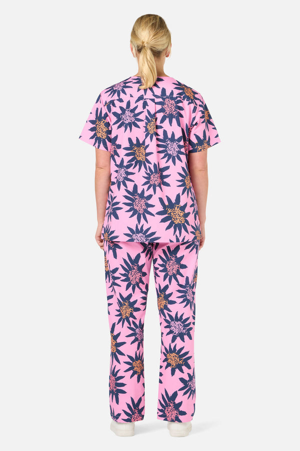 Gorman - Funflower scrub set - pink