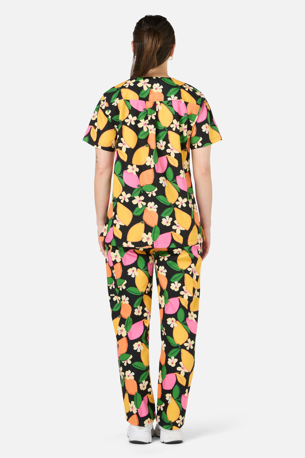 Gorman - Lemons scrub set - black