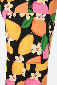 Gorman - Lemons scrub set - black
