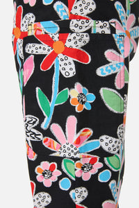 Gorman - Floral Play scrub set - black