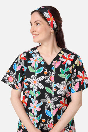 Gorman - Floral Play Headband - black