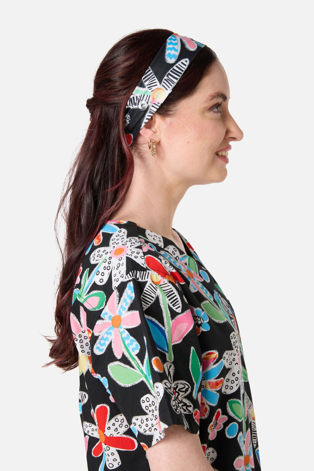 Gorman - Floral Play Headband - black