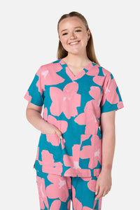 Gorman - Green Poppy scrub set - green