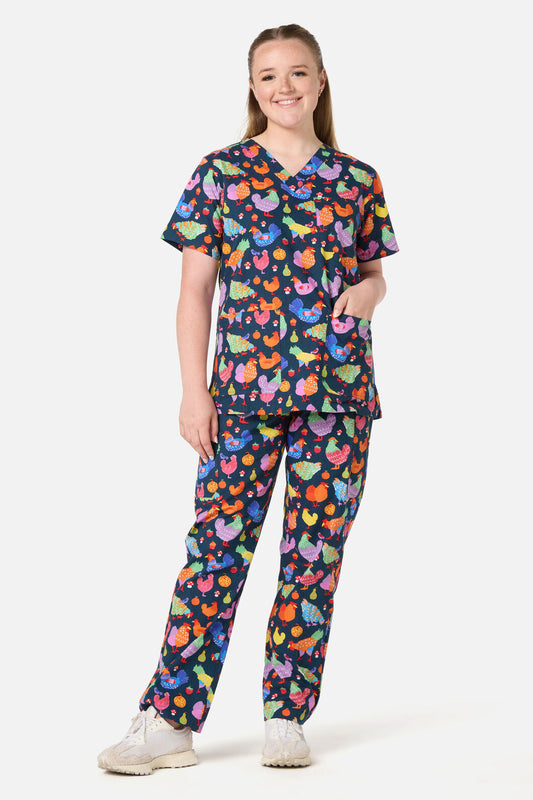 Gorman - Hen Hen scrub set - navy