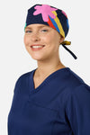 Gorman - Star Daisy Scrub Hat - print