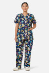 Gorman - Bunny Basket Scrub Set - navy