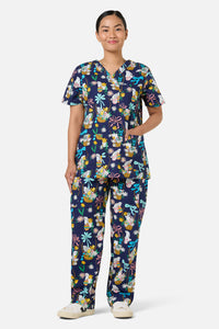 Gorman - Bunny Basket Scrub Set - navy