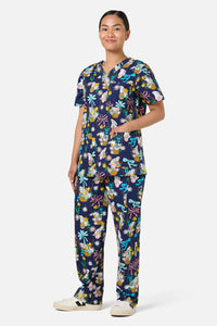 Gorman - Bunny Basket Scrub Set - navy