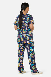 Gorman - Bunny Basket Scrub Set - navy