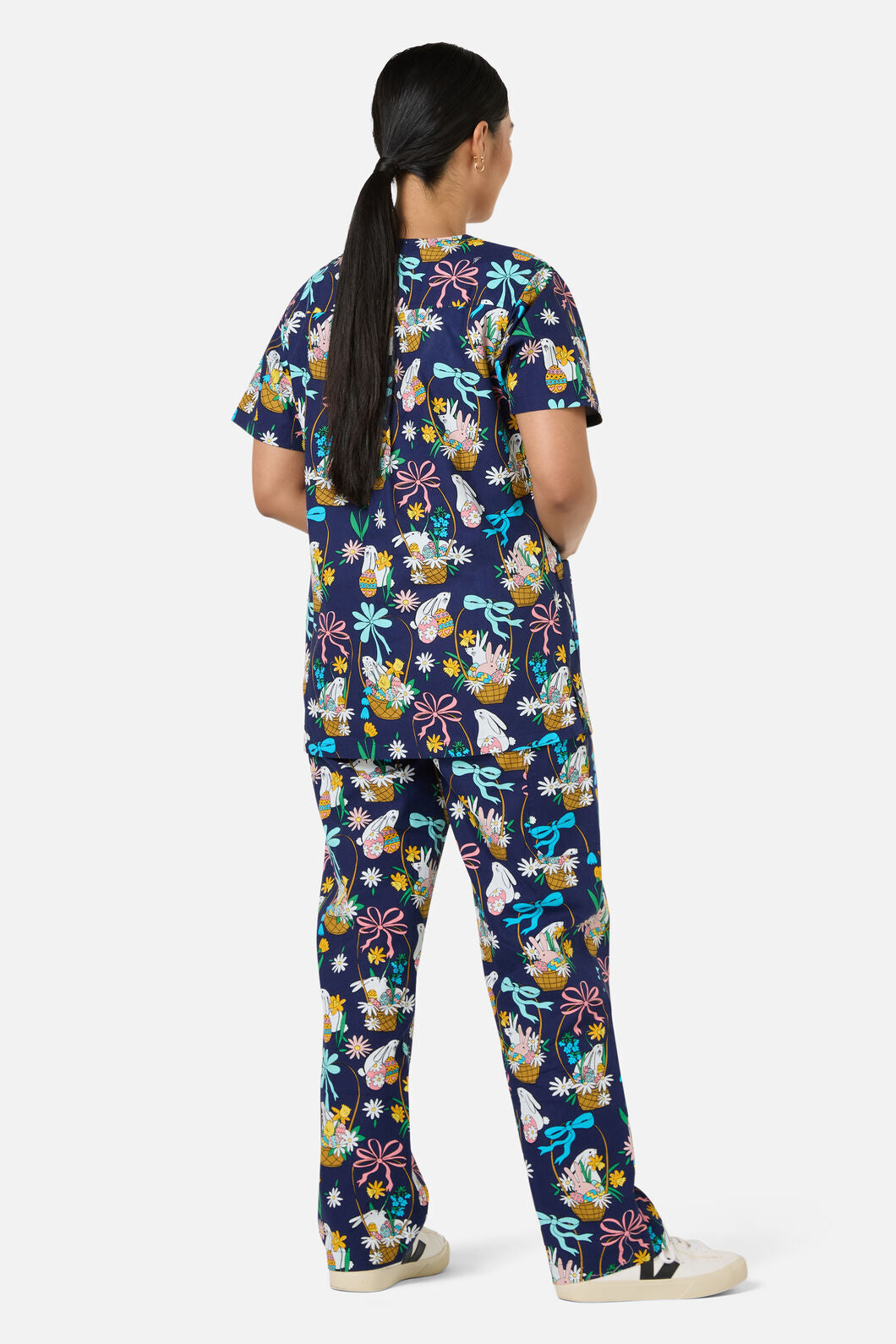 Gorman - Bunny Basket Scrub Set - navy