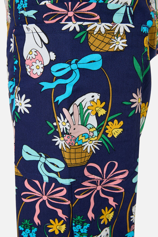 Gorman - Bunny Basket Scrub Set - navy