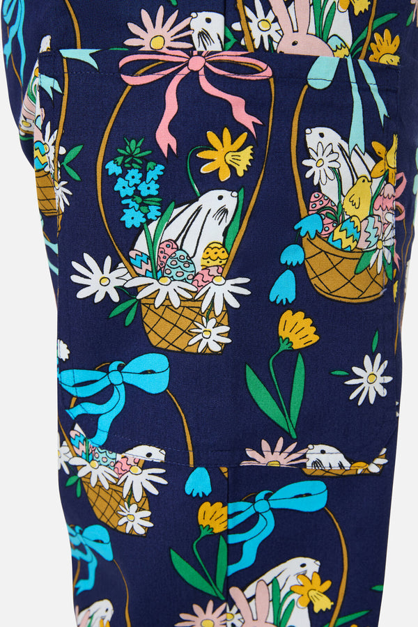 Gorman - Bunny Basket Scrub Set - navy