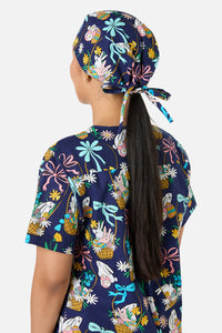 Gorman - Bunny Basket Scrub Hat - navy