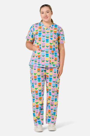 Gorman - Framed Tulip Scrub Set - multi