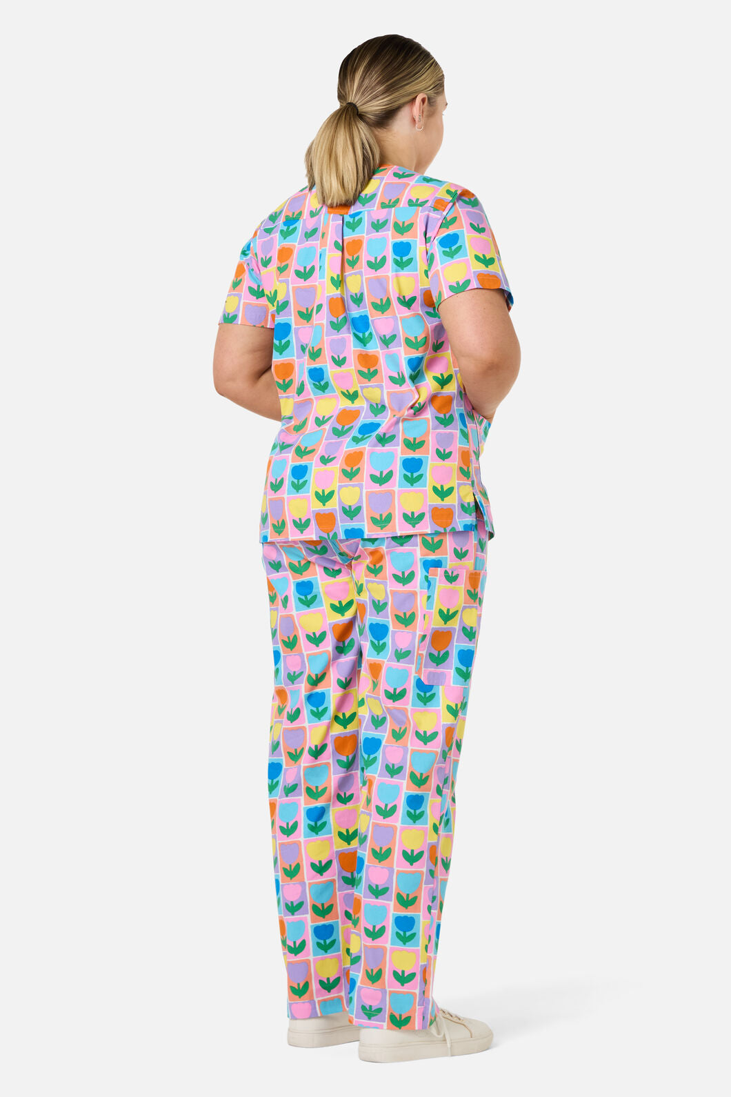 Gorman - Framed Tulip scrub set - multi