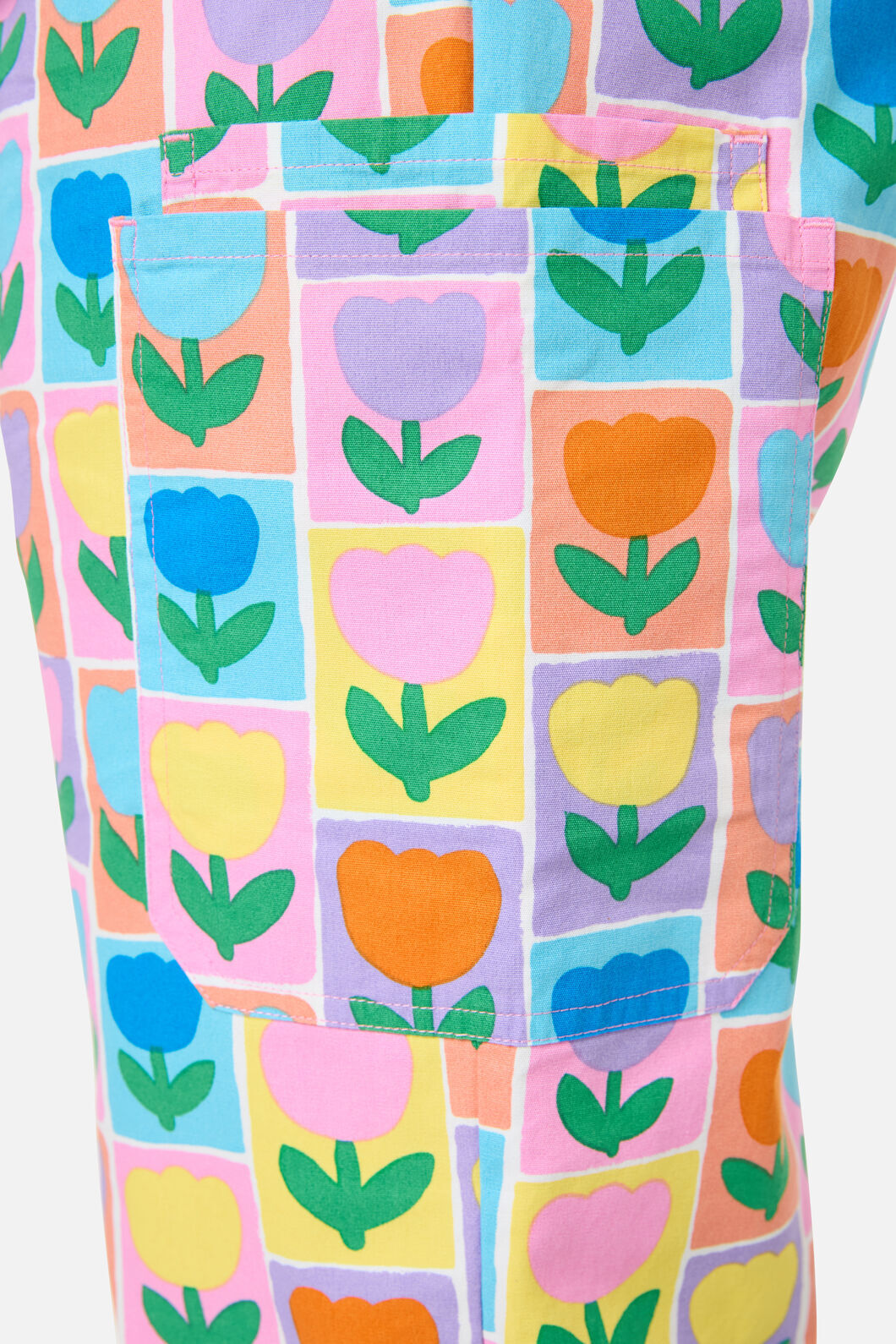 Gorman - Framed Tulip scrub set - multi