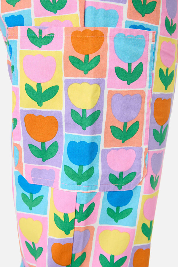 Gorman - Framed Tulip scrub set - multi