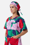 Gorman - Camellia Floral Scrub Hat - navy