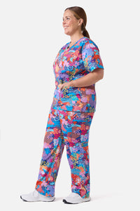 Gorman - Kimono Collage Scrub Set - multi
