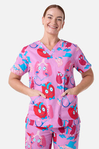 Gorman - Happy Organs Scrub Set - pink
