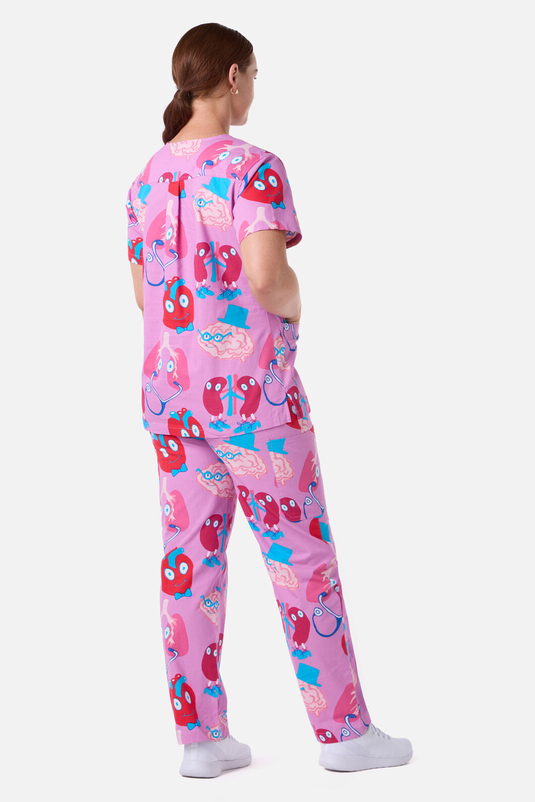 Gorman - Happy Organs Scrub Set - pink