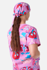 Gorman - Happy Organs Scrub Hat - pink