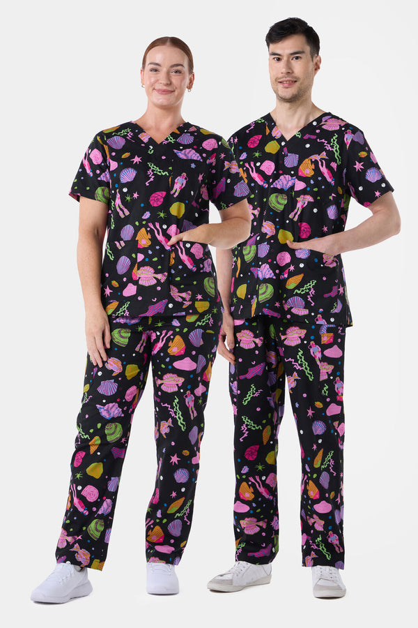 Gorman - Deep Dive Scrub Set - black