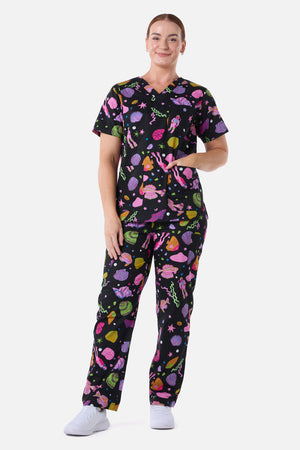 Gorman - Deep Dive Scrub Set - black
