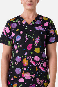 Gorman - Deep Dive Scrub Set - black
