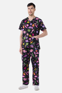 Gorman - Deep Dive Scrub Set - black