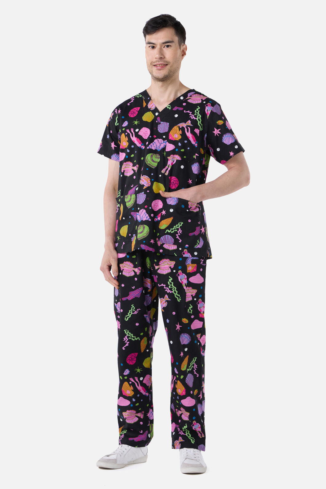 Gorman - Deep Dive Scrub Set - black
