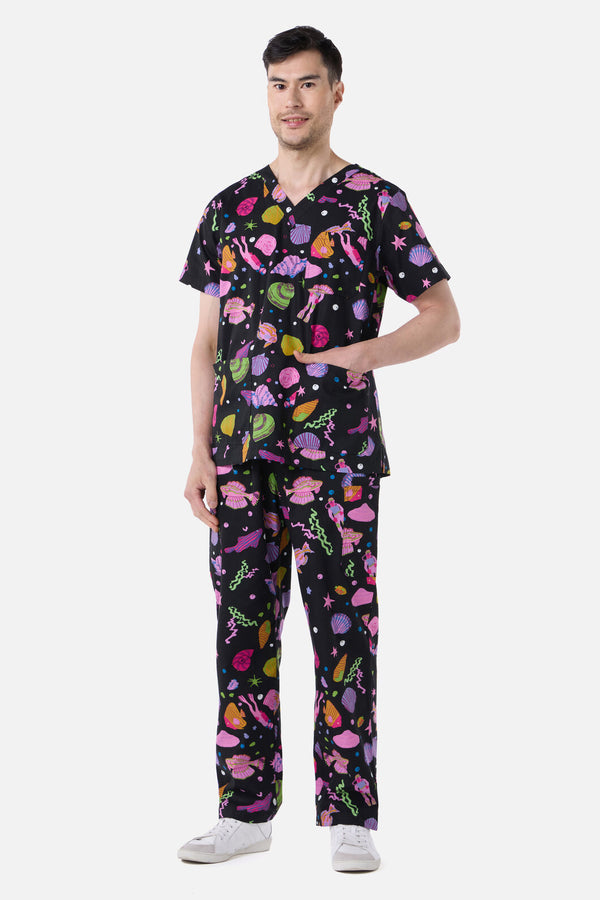Gorman - Deep Dive Scrub Set - black
