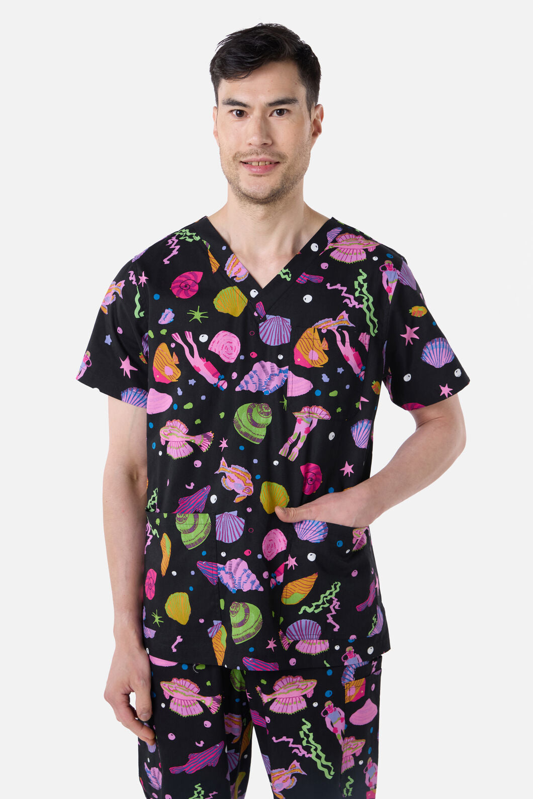 Gorman - Deep Dive Scrub Set - black