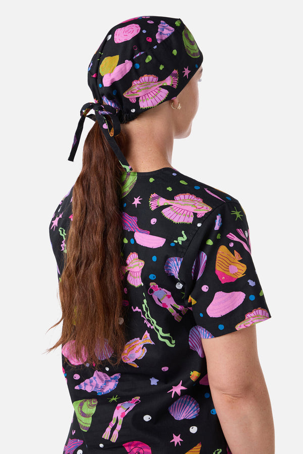 Gorman - Deep Dive scrub hat - black