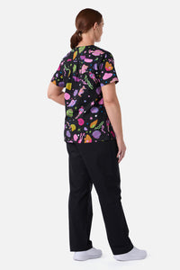 Gorman - Deep Dive Top & Pant Scrub Set - black