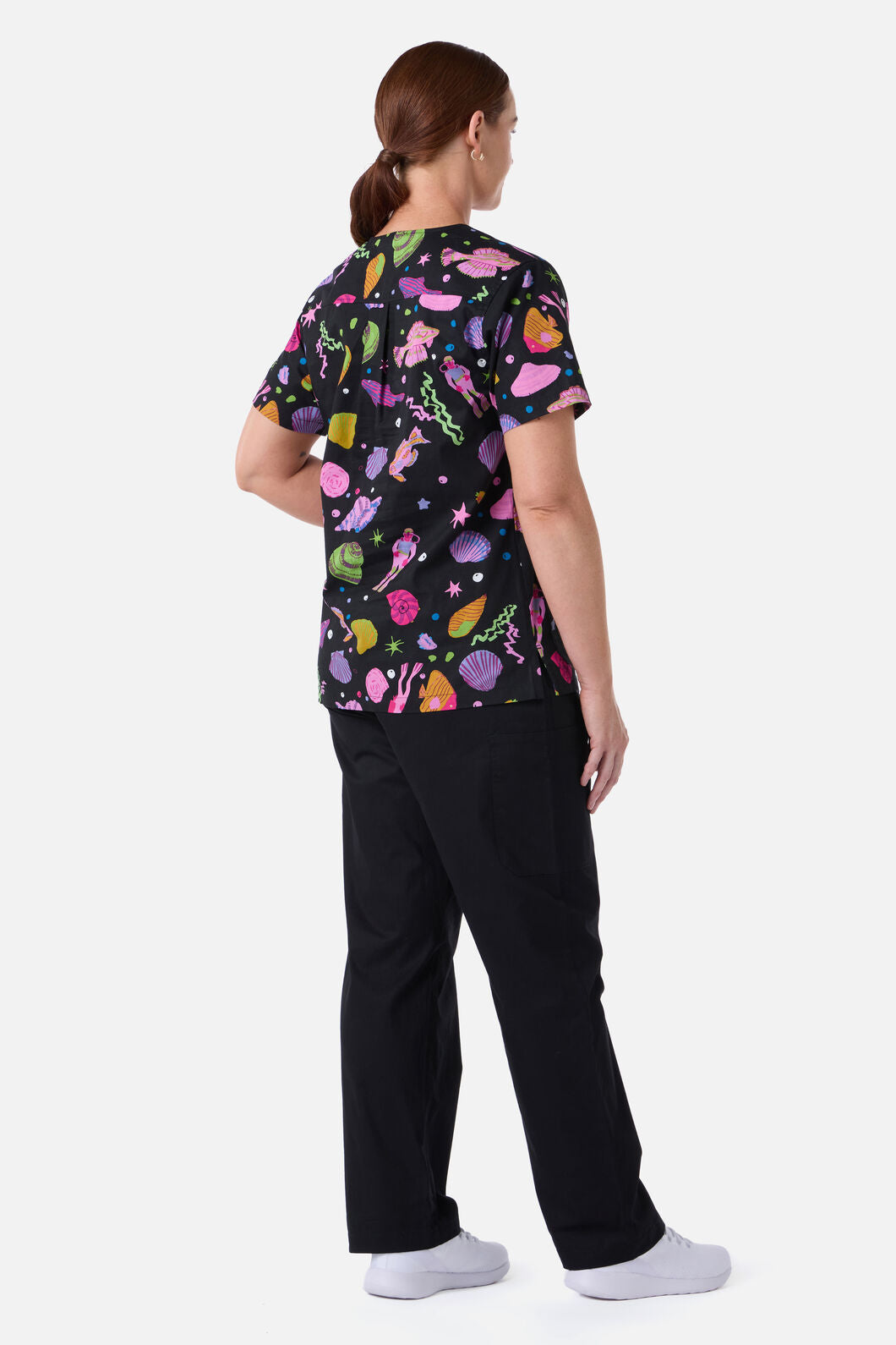 Gorman - Deep Dive Top & Pant Scrub Set - black
