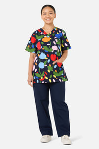 Gorman - Confetti Top & Pant Scrub Set - navy
