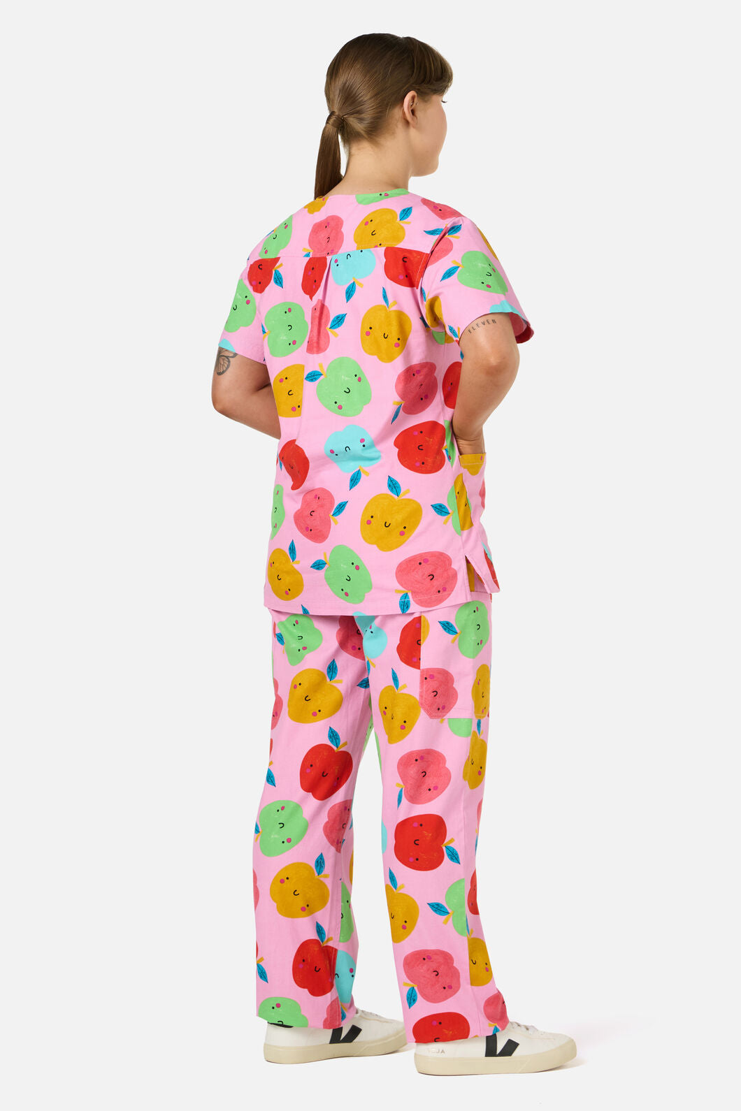 Gorman - She's Apples Scrub Set - pink