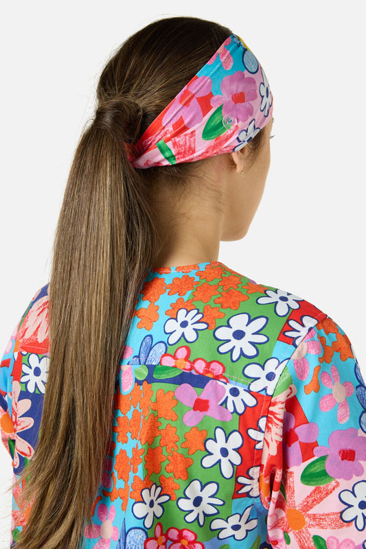 Gorman - Floral Field Scrub Headband - multi