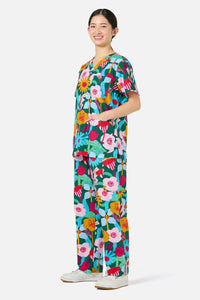 Gorman - Paper Blooms Scrub Set - green
